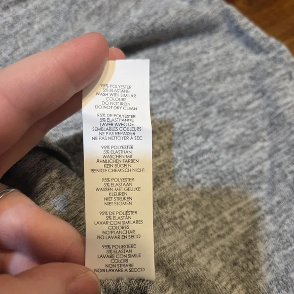 Boohoo Light Gray Long Sleeve Women's Top - Picture 8 of 9